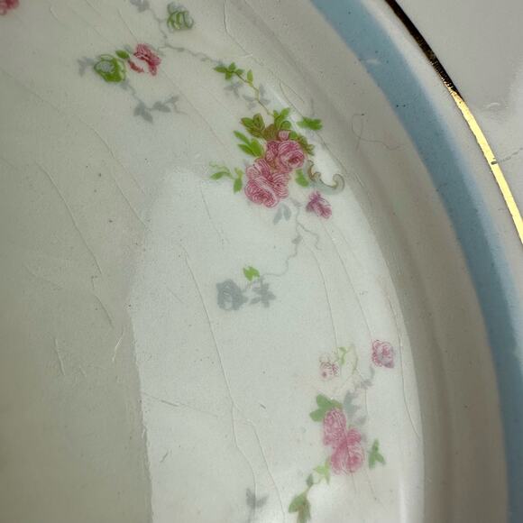 Limoges VTG Candle Light Nancy Rose A-50 Floral Small 6.5" Diameter Plate *READ - Picture 6 of 8